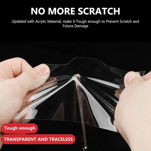 Vista 2 de LZLRUN Kit de herramientas gratis transparente protector de borde de la puerta de coche protector universal para puerta de coche, pegatina