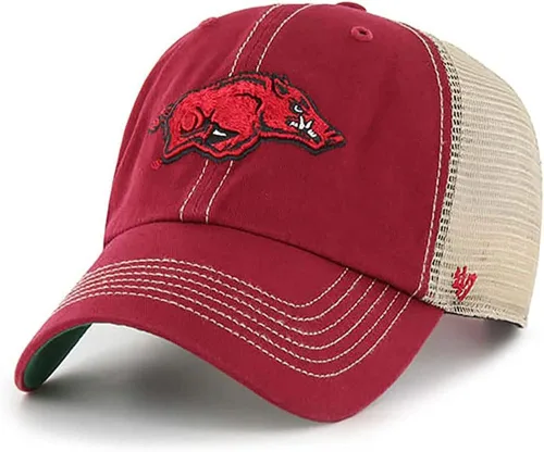 Vista 4 de 47 MLB Trawler Team Color Mesh Trucker Clean Up Gorra Ajustable, Talla Única para Adultos Boston Red Sox