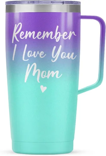 Vista 15 de SANDJEST Mejor Taza para Tía Taza de Tía con Asa 20oz Acero Inoxidable Taza de Café Aislada para Viaje Regalos para Tías de Sobrina Sobrino Regalo