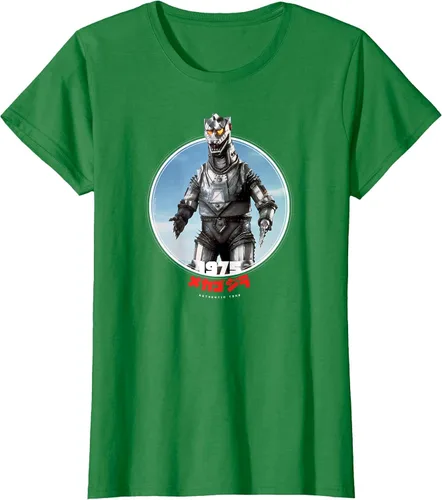 Vista 48 de Godzilla Mechagodzilla 1975 Icons of Toho T-Shirt Asphalt Grey