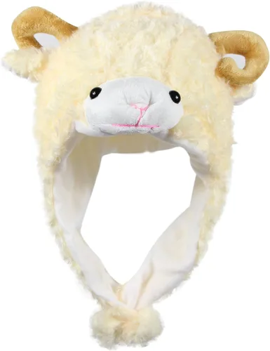 Vista 2 de Gorras de animales de tejido suave Talla única - 100 % poliéster con forro polar
