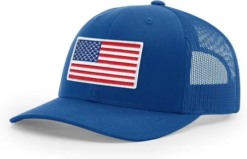 Vista 32 de Joe's USA Richardson 112 - Gorras de camionero con parche gráfico personalizado - Gorras estructuradas de cinco y seis paneles Richardson Premium
