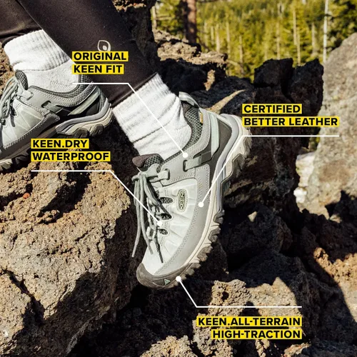 Vista 2 de KEEN Targhee 3 - Botas de senderismo impermeables de corte bajo para mujer