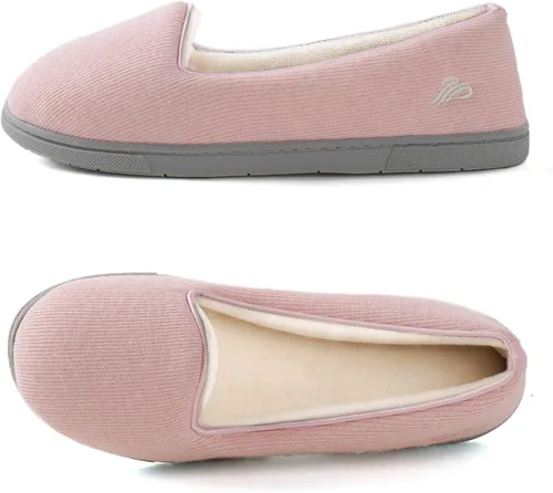 Vista 25 de Wishcotton Pantuflas ligeras de espuma viscoelástica para mujer, cómodas y antideslizantes, para interiores y exteriores