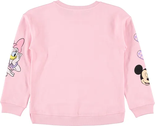 Vista 2 de Sudadera Minnie Mouse para niñas suéter de Minnie Mouse con estampado gigante y bordado tallas 4-16