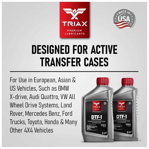 Vista 6 de TRIAX DTF-1 - Fluido de caja de transferencia profesional totalmente sintético, llenado de por vida, para todas las estaciones hasta -60 F