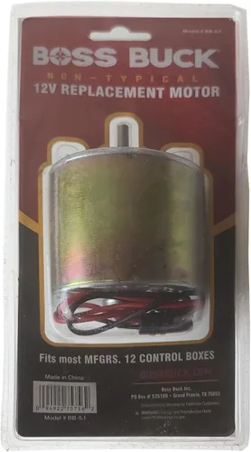 Vista 4 de Boss Buck Motor grande de alta resistencia de 12 V - Dispositivo versátil de dispensación de alimentación con conector S-Plug para kit