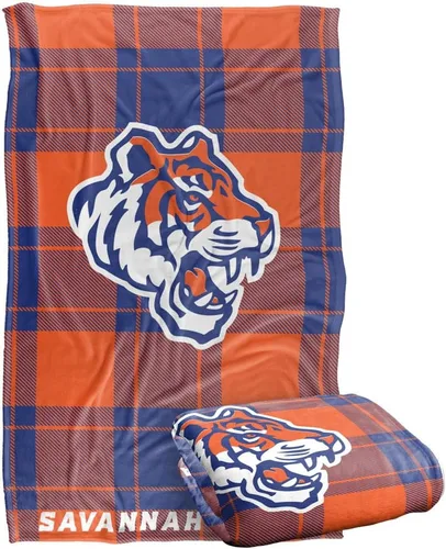 Vista 100 de LOGOVISION St John's University Campus Plaid Spirit Silky Touch Manta súper suave 36 x 58 pulgadas