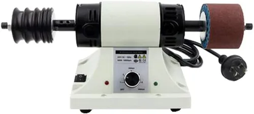 Vista 3 de Máquina pulidora de cuero que pule la máquina de pulir el borde del cuero de la máquina de pulir 110V 0-8000RPM con la manija flexible del eje