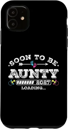 Vista 8 de Soon to Be Aunty 2027 Loading for Pregnancy Announcement Case for iPhone 17