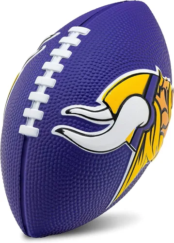 Vista 34 de Franklin Sports NFL - Fútbol americano de espuma para niños, pelota suave de tamaño junior de 8.5 pulgadas con logotipos 3D, perfecta para el día
