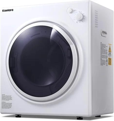 Vista 8 de Secadora Portátil de 3.5 pies cúbicos, secadora compacta de 1500 W con tambor de acero inoxidable, 4 modos de secado, protección contra