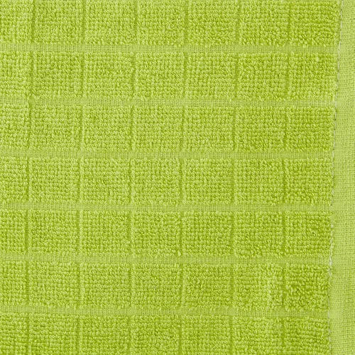 Vista 3 de DII Basic Terry Collection - Juego de paños de cocina sólidos para ventana, 12 x 12, aguacate, 6
