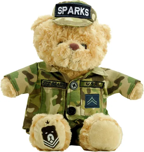 Vista 14 de Oso de peluche personalizado de la Fuerza Aérea de ZZZ Bears, regalo para graduados de campo de entrenamiento, veteranos y seres queridos