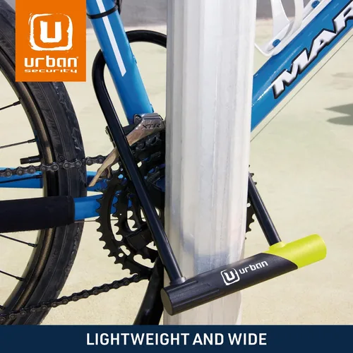 Vista 2 de Urban 12U300 - Cerradura de bicicleta en U con soporte, cerradura de bicicleta resistente antirrobo, tamaño óptimo 105X280mm, cerradura antirrobo