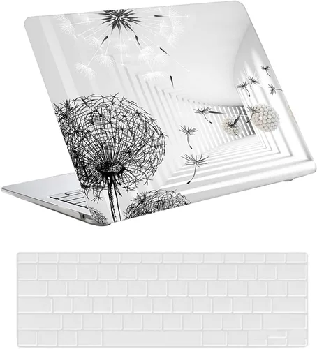 Vista 11 de Funda compatible con MacBook Air de 11 pulgadas 2015 2014 2013 2012 2011 2010 versión A1465 A1370, carcasa rígida de plástico para portátil y CH137