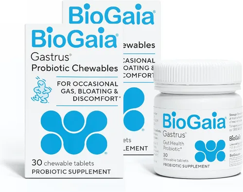 Vista 9 de BioGaia Gastrus Probiótico para la Salud Intestinal Alivia el Malestar Abdominal, los Gases y la Hinchazón Promueve la Regularidad y un