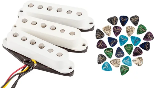 Vista 4 de Fender Custom Shop '51 Nocaster Telecaster Pickups - Paquete de níquel con cable para instrumentos