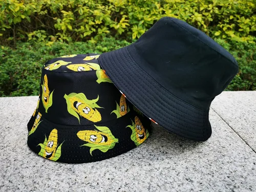 Vista 5 de Sombrero de pescador reversible de doble cara con estampado unisex