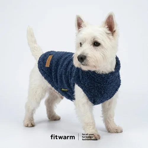 Vista 2 de Fitwarm Paquete de 2 Suéteres de Forro Polar a Rayas para Perros, Ropa Cálida de Invierno para Perros Pequeños Machos y Hembras, Atuendo Mullido