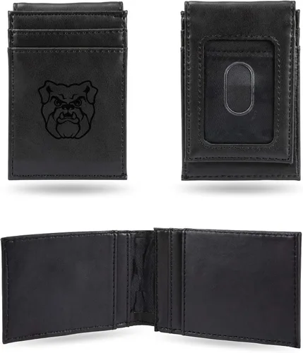 Vista 132 de Cartera de bolsillo frontal grabada con láser NCAA - Compacta/Cómoda/Delgada
