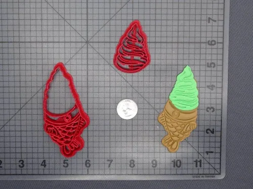 Vista 2 de Taiyaki Ice Cream 266-D933 - Cortador de galletas