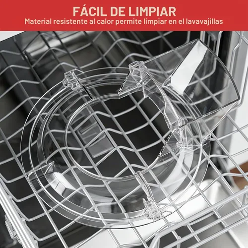 Vista 7 de HOZODO - Escudo de vertido para cuencos mezcladores KitchenAid de 4.5 a 5 cuartos de galón
