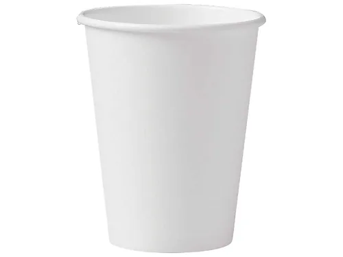 Vista 3 de SOLO Vaso térmico de papel, 12 oz., Blanco, 50 Vasos/Paquete (412WN-2050)