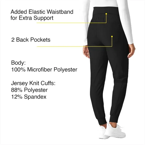 Vista 4 de WonderWink Pantalón deportivo de maternidad para mujer