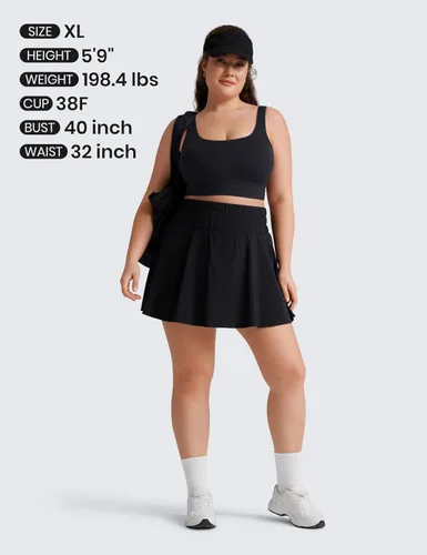 Vista 7 de CRZ YOGA Butterluxe - Brasier deportivo largo con espalda en U para mujer, cuello redondo, acolchado, para yoga, entrenamiento, con almohadillas