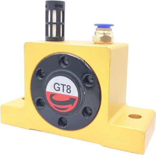 Vista 3 de Vibrador neumático de la turbina de aire GT8 G 1/8" serie de oro de los vibradores neumáticos industriales GT-8 de la turbina