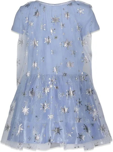 Vista 4 de Disney Frozen Reina Elsa Princesa Anna vestido de manga corta