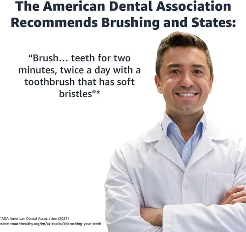 Vista 7 de Amazon Basics Braun Cabezales de cepillo de dientes eléctrico de repuesto, cerdas similares a hilo dental para eliminación de placa, se adapta a