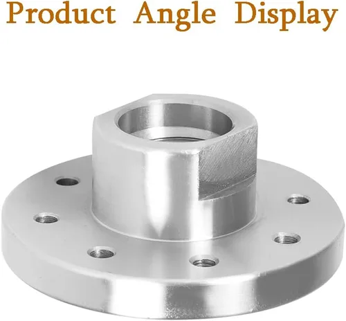 Vista 3 de kimllier Placa frontal de torno de acero de 3 pulgadas para torno de madera, apta para husillo de 1 pulgada x 8TPI sin tornillo