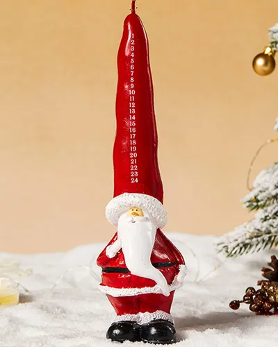 Vista 12 de Vela cónica verde en espiral para vacaciones, boda, fiesta, cera sin perfume, vela sin goteo, regalo de cumpleaños, regalo de Navidad, 7.5 pulgadas
