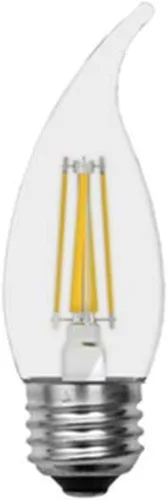 Vista 4 de Corriente, alimentado por GE 23270 - Bombilla LED blanca suave decorativa regulable con acabado transparente 5 (reemplazo de 60 vatios), bombilla