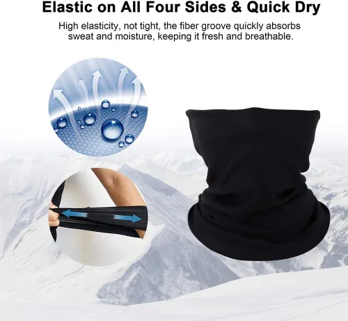Vista 4 de Máscara facial, bandanas, polaina para el cuello, bufanda mágica, diadema para polvo, sol, viento