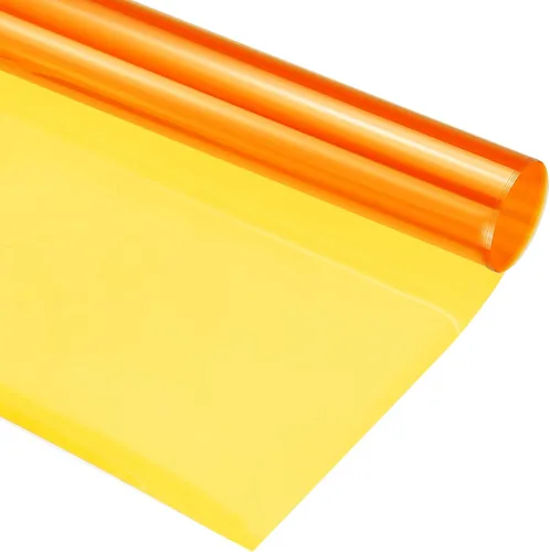 Vista 13 de MECCANIXITY Filtro de gel de iluminación de 15.7 x 19.7 pulgadas, hoja de corrección de color marrón para estudio fotográfico, luz de cabeza roja