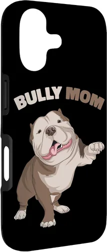 Vista 3 de American Bully Mom Dog Mama Funny Women Case for iPhone 17