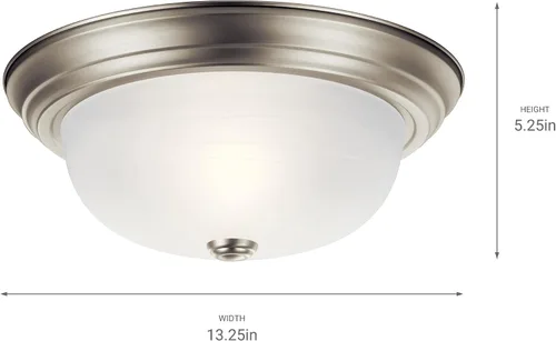 Vista 7 de Lámpara de techo de 3 luces, 180 watts, color bronce antiguo, 8110OZ de Kichler