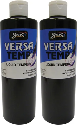 Vista 6 de Sax Versatemp 1440686 - Pintura al temple de cuerpo pesado, negro, 1 pinta