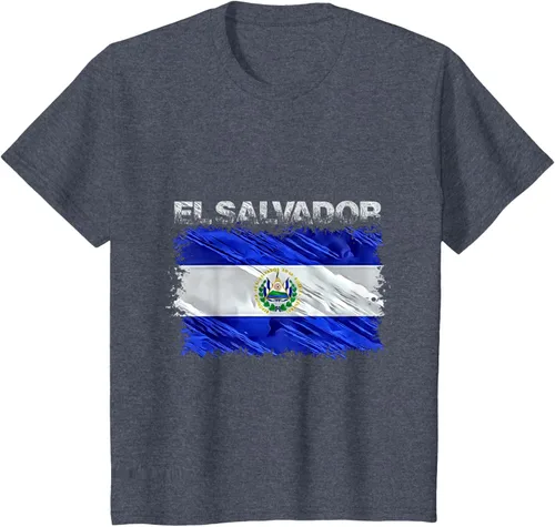 Vista 63 de Camiseta El Salvador, Negro