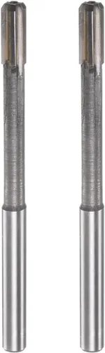 Vista 8 de HARFINGTON 2 uds. Escariadores de sujeción de 0.197 in H7 C1/K30 punta de carburo de precisión flautas rectas de precisión máquina de torno