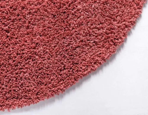 Vista 415 de Unique Loom Colección Davos Shag - Alfombra Lino