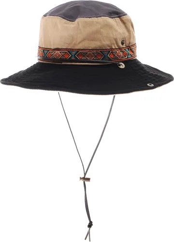 Vista 4 de WITHMOONS Boonie Bush AC8726 - Sombreros de ala ancha con patrón azteca