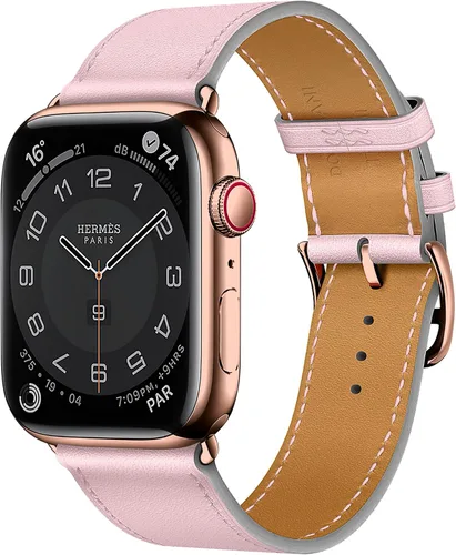 Vista 47 de LB1 - Correa de cuero para Apple Watch para mujeres y hombres, SE Ultra 2 de 1.575 in 1.732 in 1.811 in 1.654 in 1.772 in 1.614 in 1.496 in 1.929 in