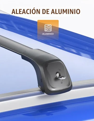 Vista 4 de Barras transversales de techo resistentes de 330 libras para Audi Q5 2018