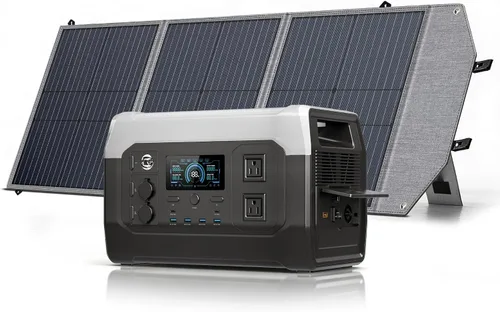 Vista 11 de XP1000 Portable Power Station, 1024Wh 1800W LiFePO4 Solar Generator XP1000 1800W Power Station
