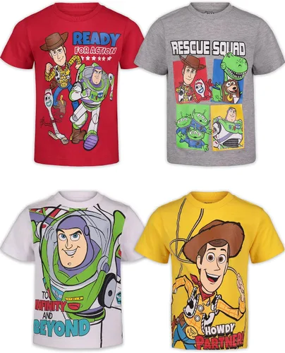 Vista 11 de Disney Toy Story Lion King 4 Pack T-Shirts Infant to Big Kid Sizes (12 Months - 20)