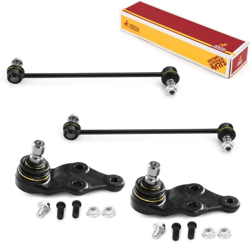 Vista 31 de Metrix Premium Chassis Parts - Juego de 4 piezas de articulación de rótula superior y barra estabilizadora delantera para Ford Ranger RWD 1998-2011